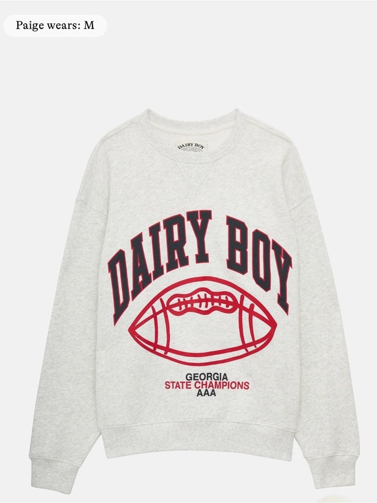Dairy Boy Sweaters - Dairy Boy STUDY BREAK STATE CHAMPS CREWNECK
